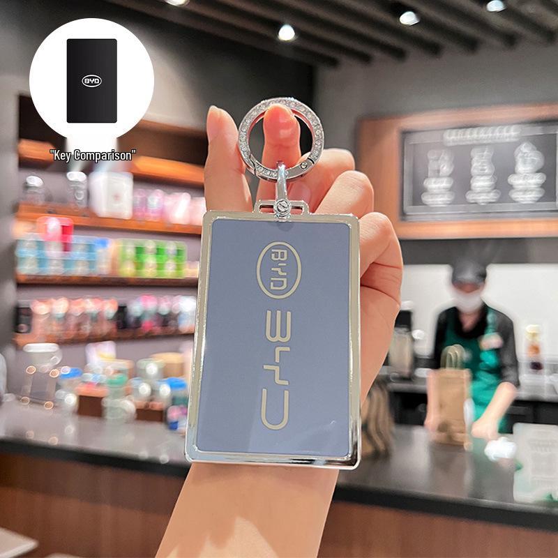 BYD Car Key Case for Han EV, Tang, Dmi, Song Pro, Qin Plus, Dolphin, Yuan, Seal N FC Shell Buckle