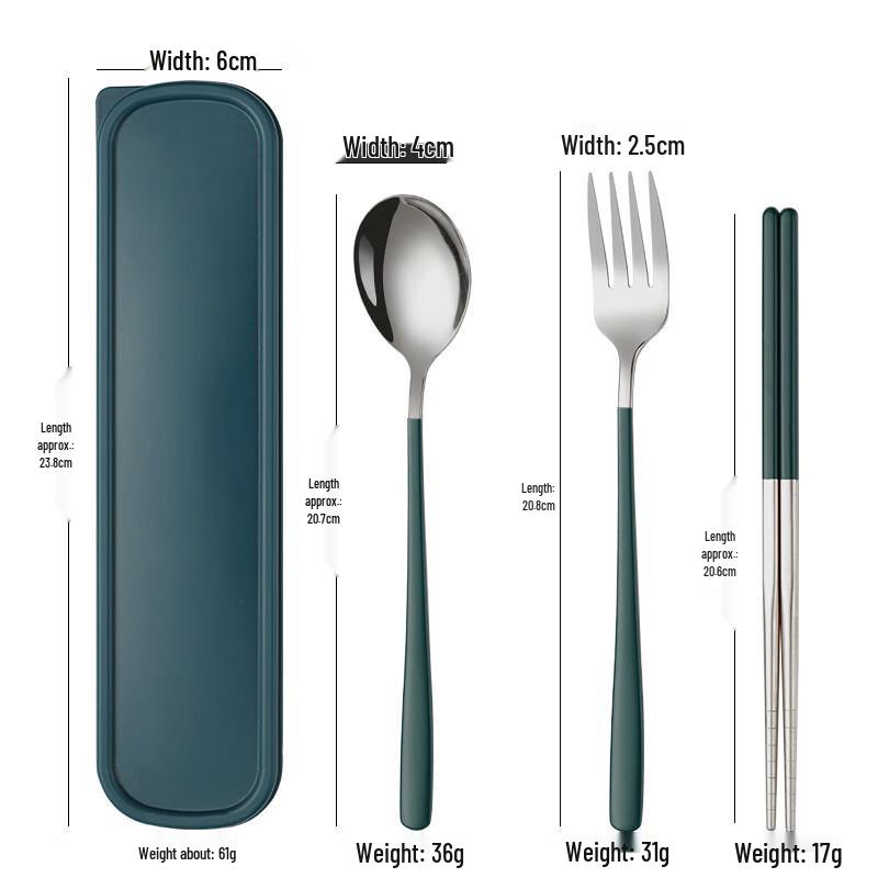 Portable Stainless Steel Cutlery Set