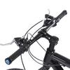 1 Pair Cycling Handle Bar End Bike   Lock on Handlebar Grips Accessory (Black)