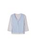 KIJUN Layered V-Neck Tee Sky Blue