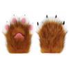 Fursuit Fursuit-Zubehör Plüschkatzenpfote Fuchspfote Handschuhe Cosplay Klebenägel