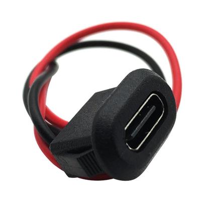 Nabíjecí port USB TYPE-C s 2P vstřikováním lepidla pro stolní lampu a elektrické auto