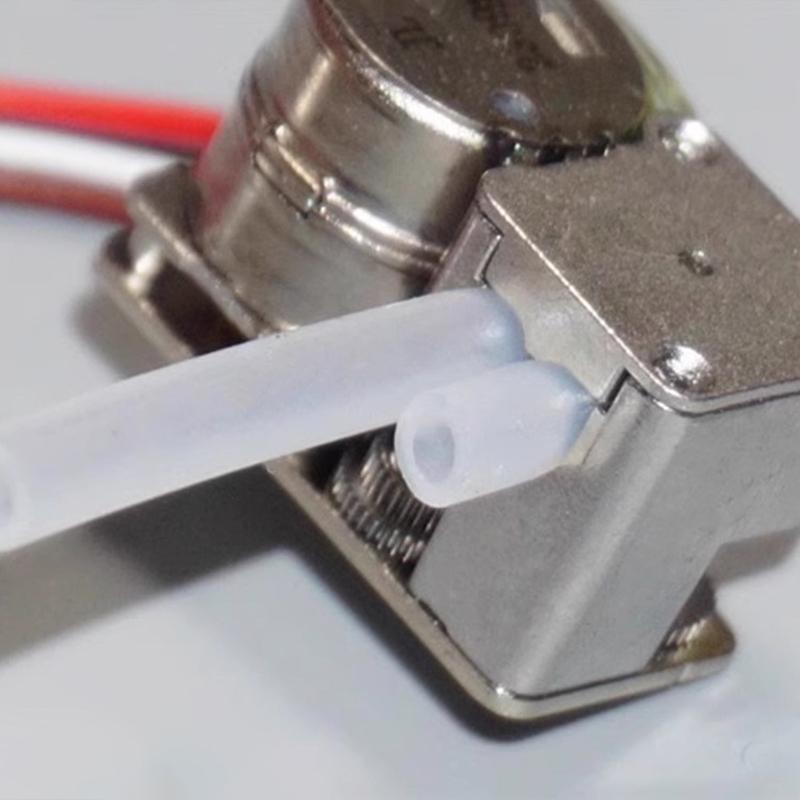 Full Metal Gearbox Self-Priming Liquid Pump Mini Tiny 8Mm Precision Gear Stepper Motor Peristaltic Pump Dosing Pump Flow Control