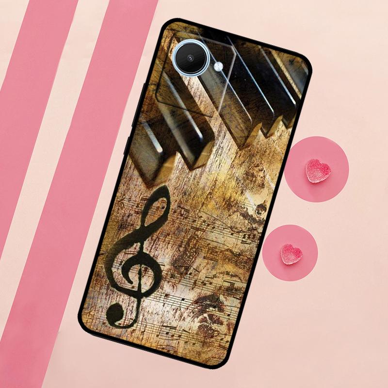Musical Music Note For Realme 15 Pro 10 11 12 13 14 Pro Plus GT7 C67 C65 C63 C61 C55 C53 C51 C35 C71 C75 Case