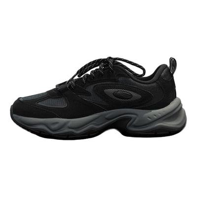 Comfortable Fashion Versatile Shock Absorbing Wear Resistant Low Top Casual Shoes Unisex Casual Shoes Black AGCV245-1
