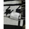 Used KJ worn ALLY&DIA Houndstooth large stole muffler