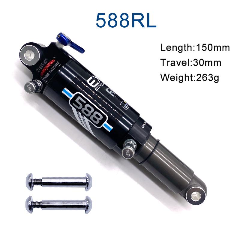 

Bicycle shock absorber EXAform 588RL 190MM/185MM mountain bike rear bladder rear shock absorber double air pressure can lock 588RL 150mm