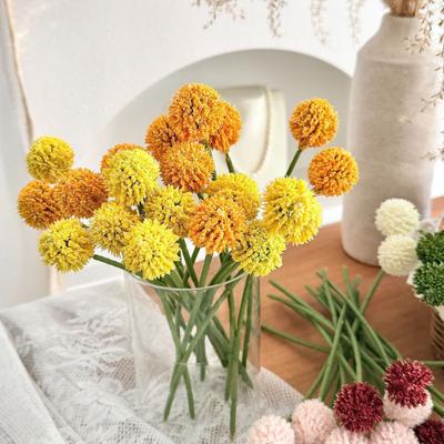 Sztuczne gałązki mniszka lekarskiego Sztuczne rośliny mniszka do dekoracji domu, biura, imprez Układanie kwiatów DIY