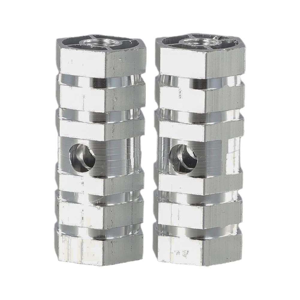 1 Pair Bike Pedals Axle Foot Rest Pegs Aluminum Alloy Bicycle Anti-Slip Cycling Rear Pedals Accessories Bike Mountain BMX F N5F8 6