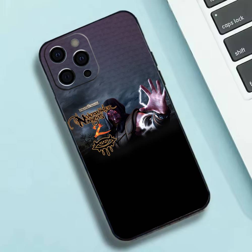 

N-neverwinter nights game Phone Case Silicone Soft For IPhone 17 16 15 14 13 12 11 X XR Plus Pro Max Plus iPhone15pro
