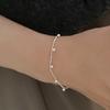 925 Silver Silver Ball Drop Chain Bracelet