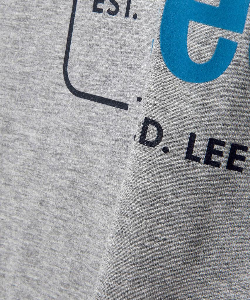 LEE Vintage Logo Ringer Short Sleeve T-Shirt Gray