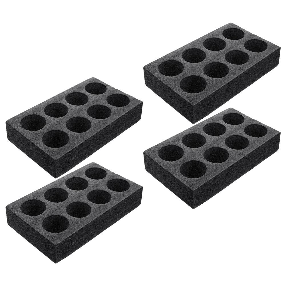 4 Pcs Milk Tea Cup Holder Tray Beverage Carrier for Delivery Coffee Cups Disposable Drinks Accessories Mugs Holders