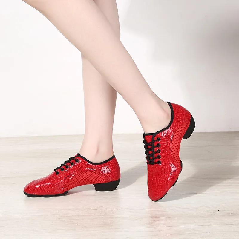 Women Dance Shoes Latin Salsa Shoe Soft Sole Professional Jazz Tango Shoes Girl for Dancing Lady Indoor Sneaker Ballroomd