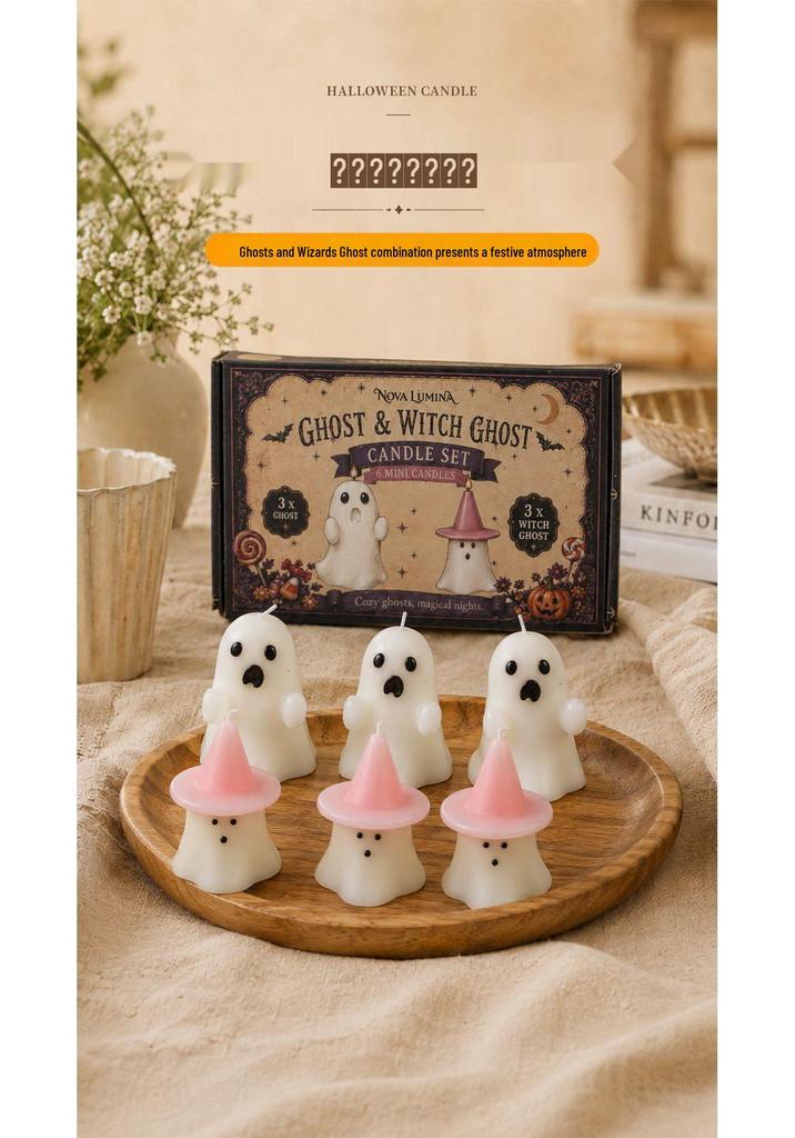 Halloween Ghost Scented Candle Party Decoration
