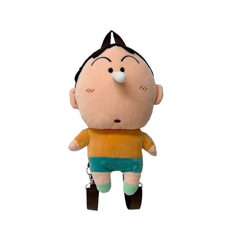Nohara Shinchan Crayon Shiro Dog Anime Doll Cartoon Character Plush Backpack