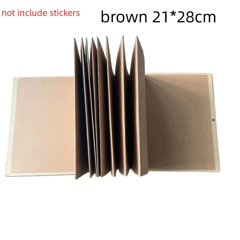 Kraftový papír, akordeon, fotoalbum, dárkové skládání, DIY překvapení, dárek, překvapená fotokniha pro rodinu