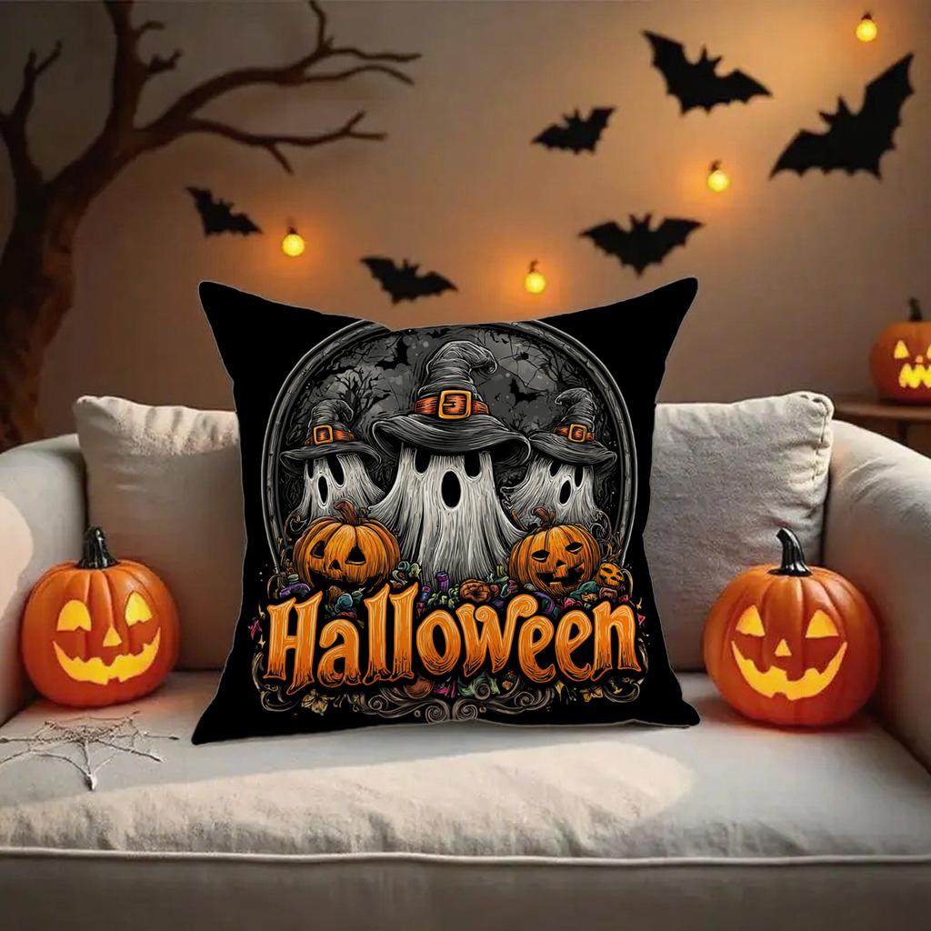 Halloween-Themed Pillowcases For Homesuitable For Sofa Car Bedroom Decorative Cushion Cover Pillow Cover