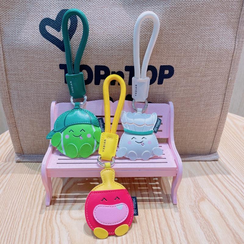 Cartoon Table Tennis Rackets, Tennis Rackets, Badminton Rackets, Keychains, Bags, Small Pendants, Cute and Creative Small Gifts