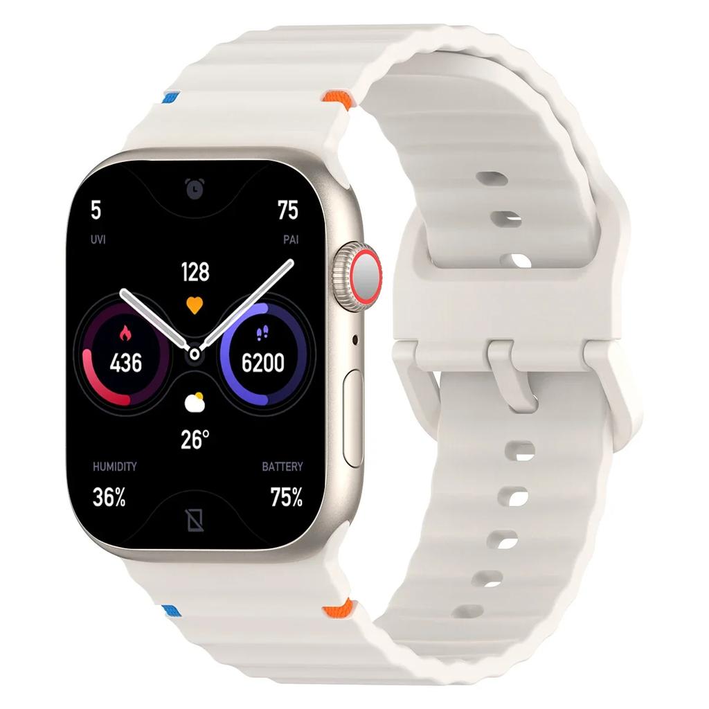 Silicone Sport Straps For Apple Watch Band 46mm 40mm 45mm 41mm 49mm 44 42mm Correa Bracelet Iwatch Series 10 7 8 Se 6 9 Ultra 2