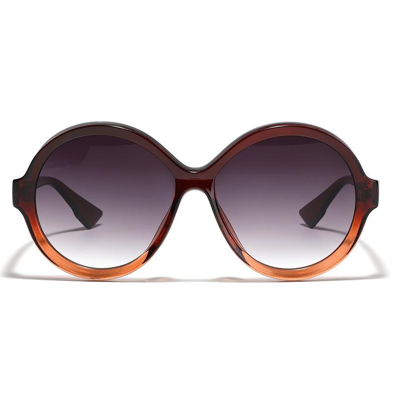 Glasses Big Round Frame Sunglasses Male Trend Personalized Street Shot Sunglasses Female Sweet Cool Glasses