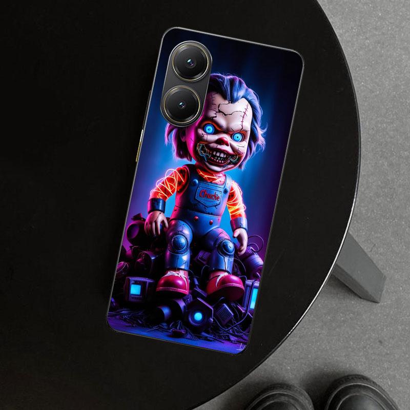 

Chucky Doll Horror Movie Phone Case Cover for Xiaomi Poco X6 X5 X7 Pro F7 Ultra Redmi 15C 15 13C 13 12C 12 10C 10 10A 9C 9A 9T 9 Xiaomi Poco X6