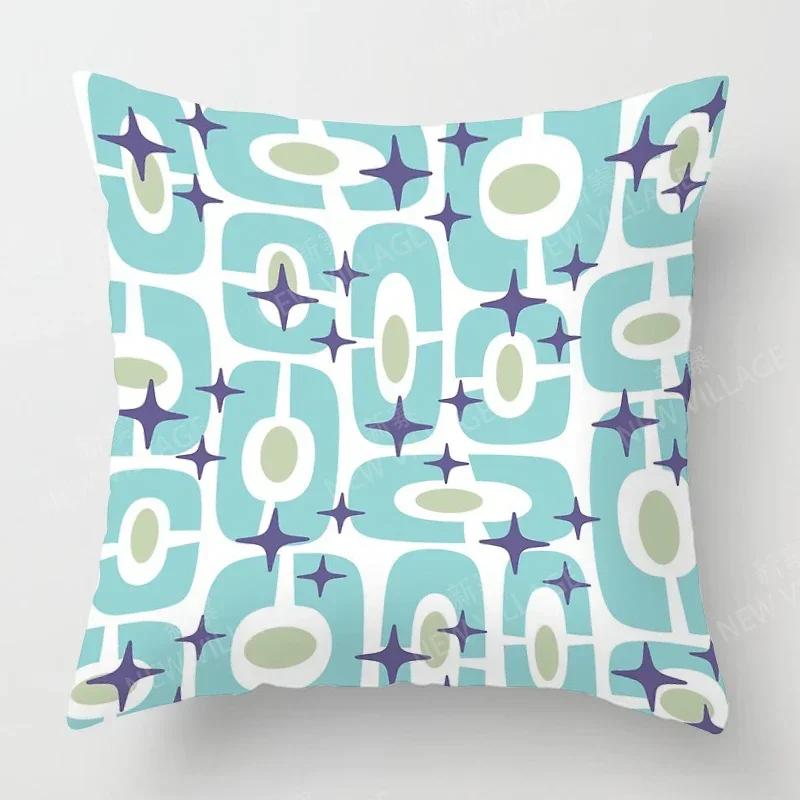 Nordic Fall Home Decor Autumn Throw Pillow Case Sofa Cushion Cover Modern  Geometry