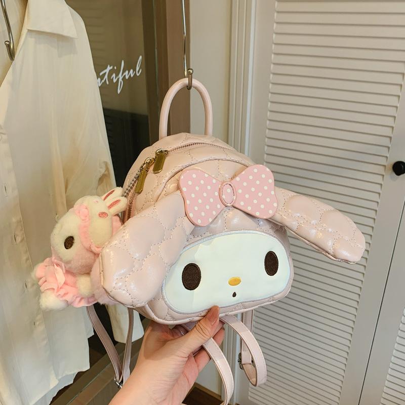 Korean Ins Style Cute Cartoon Rabbit Bow Student Backpack