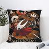 Vintage Gaming Game Character Cartoon Hollow Knight Pillow Case  Print Pillow Cover For Couch Sofa Bedroom Fashion Cushion Cover