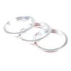 Aluminum Alloy For Toyota FJ Cruiser 2007-21 Compass Inner Ring Decorative Frame Triptych Combination Decorative Cover Dashboard