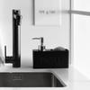 With Holder Liquid Hand Soap Dispenser Black Detergent Dispenser Soap Dispenser Kitchen