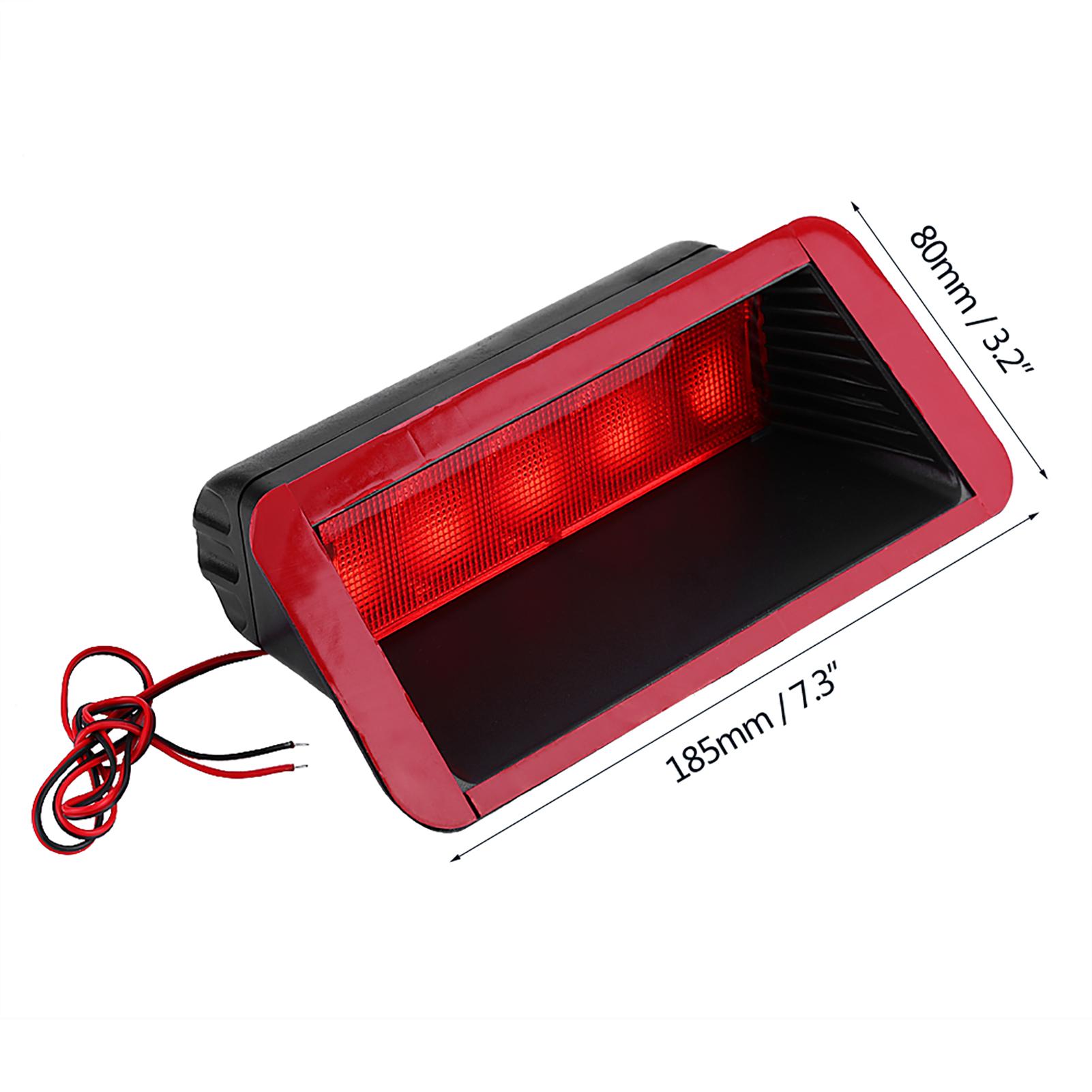 

Universal Car Rear Red Brake Lights 12V 5LED Stop Light Auto Truck Cargo Tail Light Safety Lighting Warning Lamps New красный