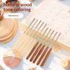 Natural Wood Handle Nail Art Spatula With High Elasticity Stainless Steel Tips Perfect For Home Manicure Salon Use