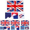 Stunning British Flag With Silk Screen Printing For Decoration