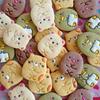 6Pcs/Set DIY Cartoon Biscuit Mould Christmas Cookie Cutters 3D Cartoon Cookie Stamp Plastic Baking Mould