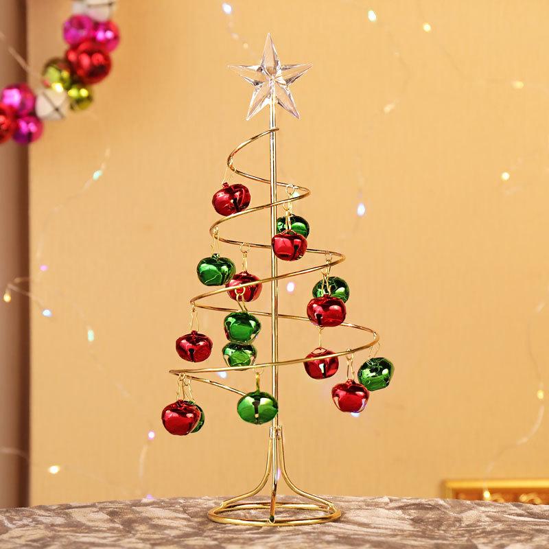 1PC Christmas Decoration Christmas Topper with Small Bells Elegant Spiral Christmas Tree Home Multiple Options Available