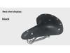 Retro Cowhide Leather Bicycle Seat: Comfortable Mountain Bike Saddle