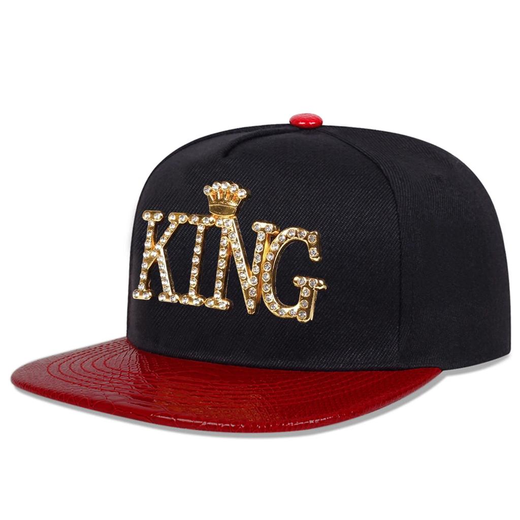 Unisex KING Letter Label Baseball Hats Spring Autumn Outdoor Adjustable Casual Hip-hop Trucker Caps Sunscreen Hat