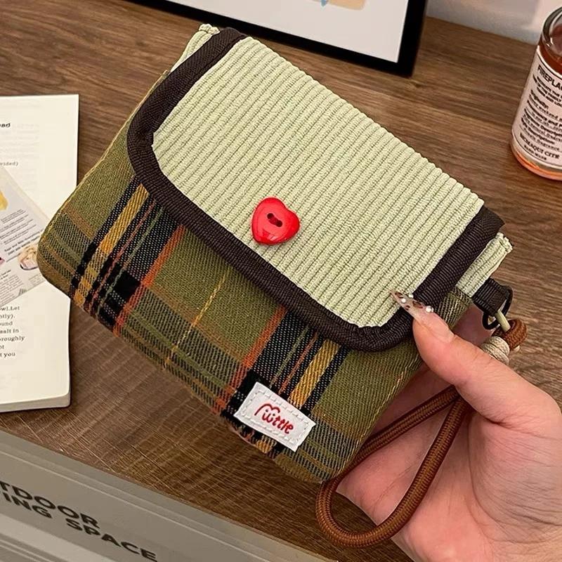 

Data Cables Organizer Sanitary Pads Bag Large Capacity Contrast Color Cosmetic Bag Multipurpose Napkin Pouch Storage Bag зелений