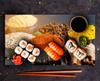 GLASS PLATE CUTTING BOARD 52x30 SPICES