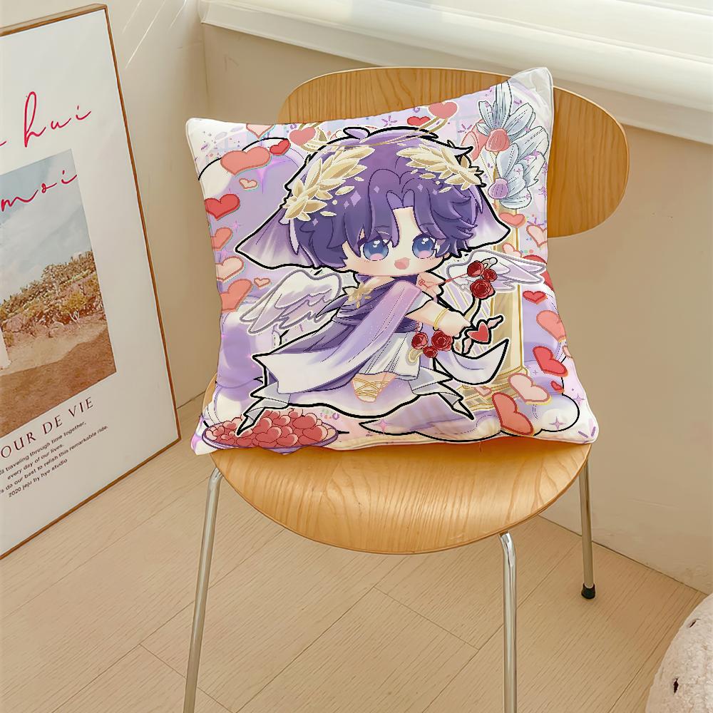 Spiel Love and Deepspace Himmlische Gottheit Kissenbezug Kissenbezug Dekoration Zimmer Zuhause Sofa Wohnen Büro Auto Nordische Schlichtheit