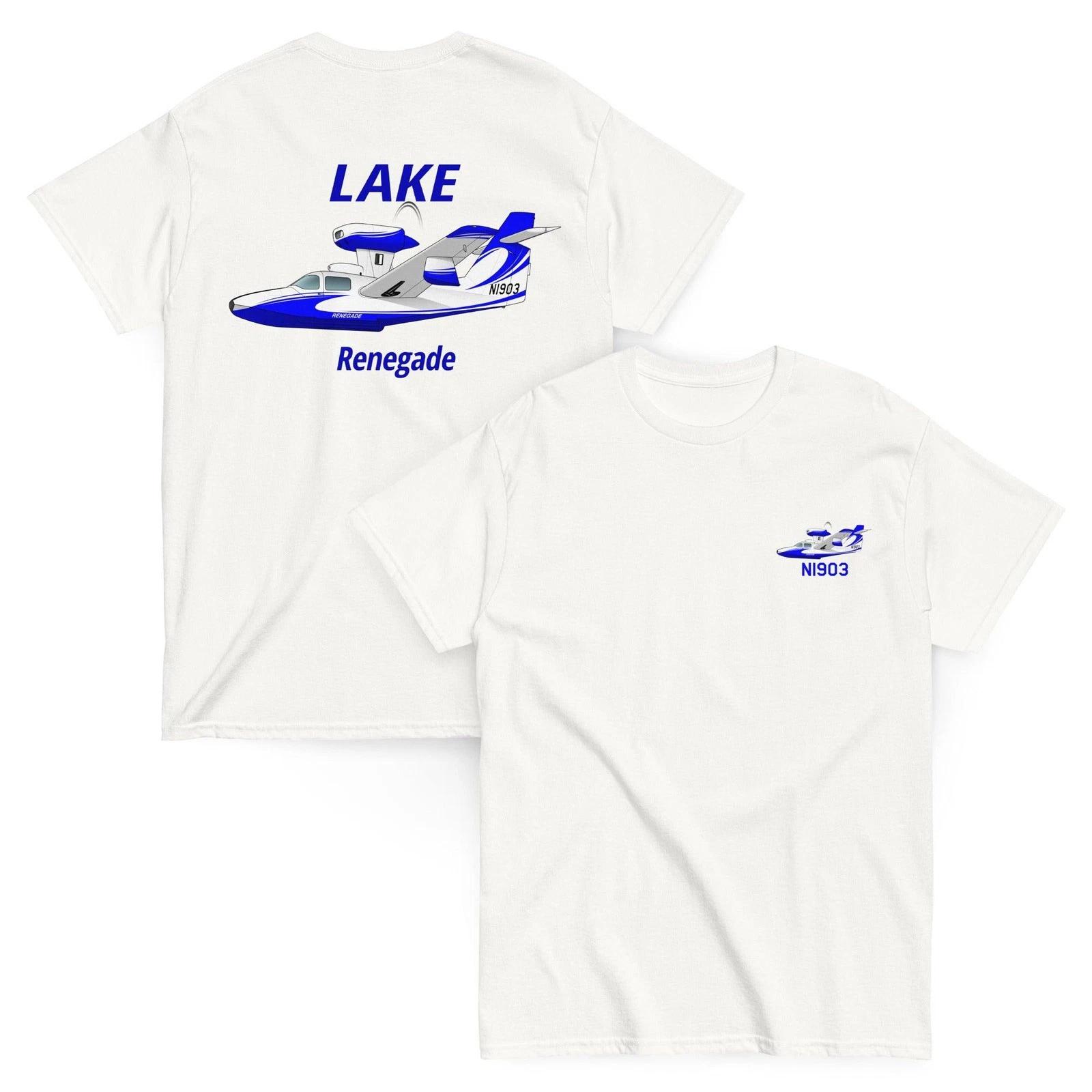 

Lake Renegade LA-250 Airplane T-Shirt - Personalized with Your N# - Back & Front XL