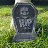1PC Halloween Foam Tombstone with RIP Letters Scary Graveyard Decoration for Yard Haunted House Party Display Easy Assembly