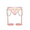 "Elegant Lace Lingerie Set: Comfortable, Soft and Sexy Three-Piece Women's Ensemble"