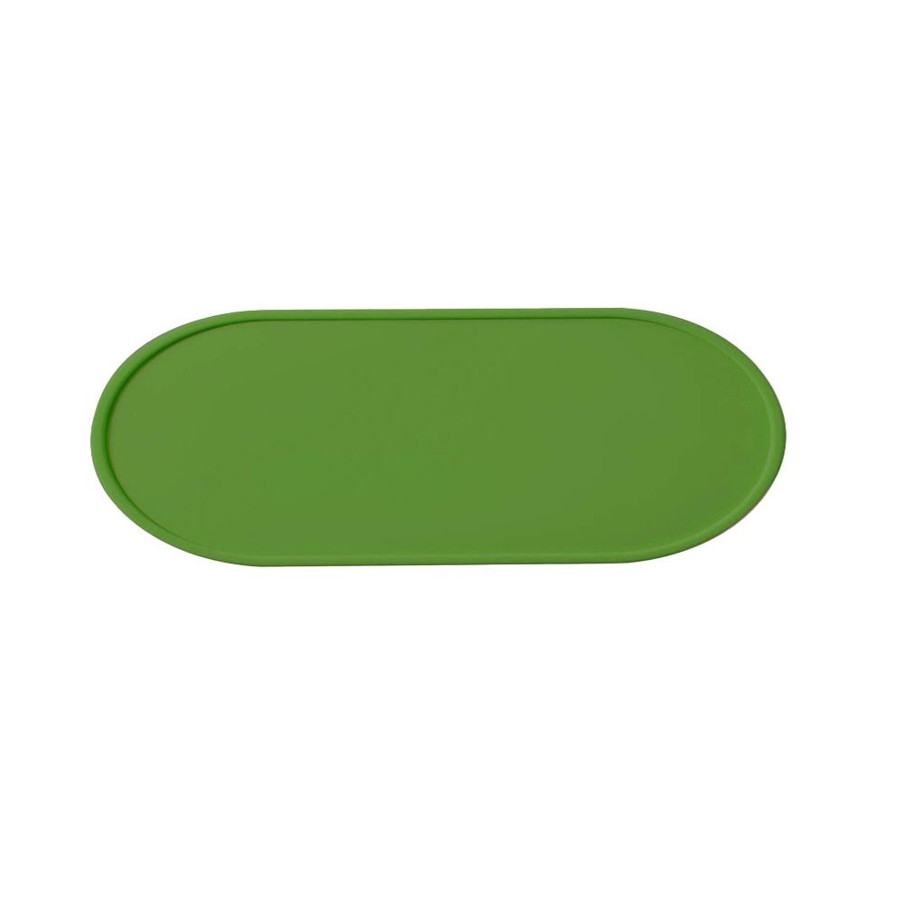 Anti Slip Seasoning Bottle Storage Tray Washable Soap Dispenser Tray Silicone Vanity Tray  Dessert