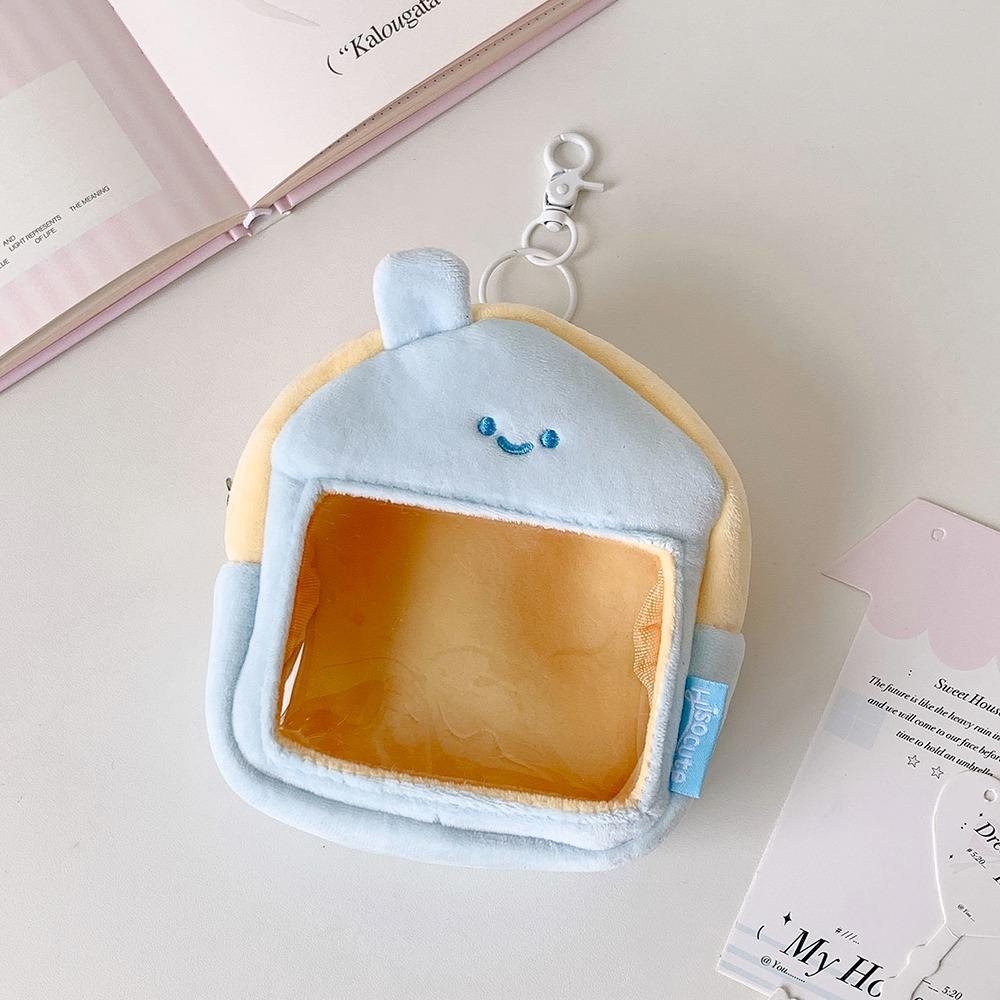 Plüschpuppen-Schutzhülle mit Klarsichtfenster Puppen-Display-Tasche Tragbare Hänge-Aufbewahrungstasche Geschenk