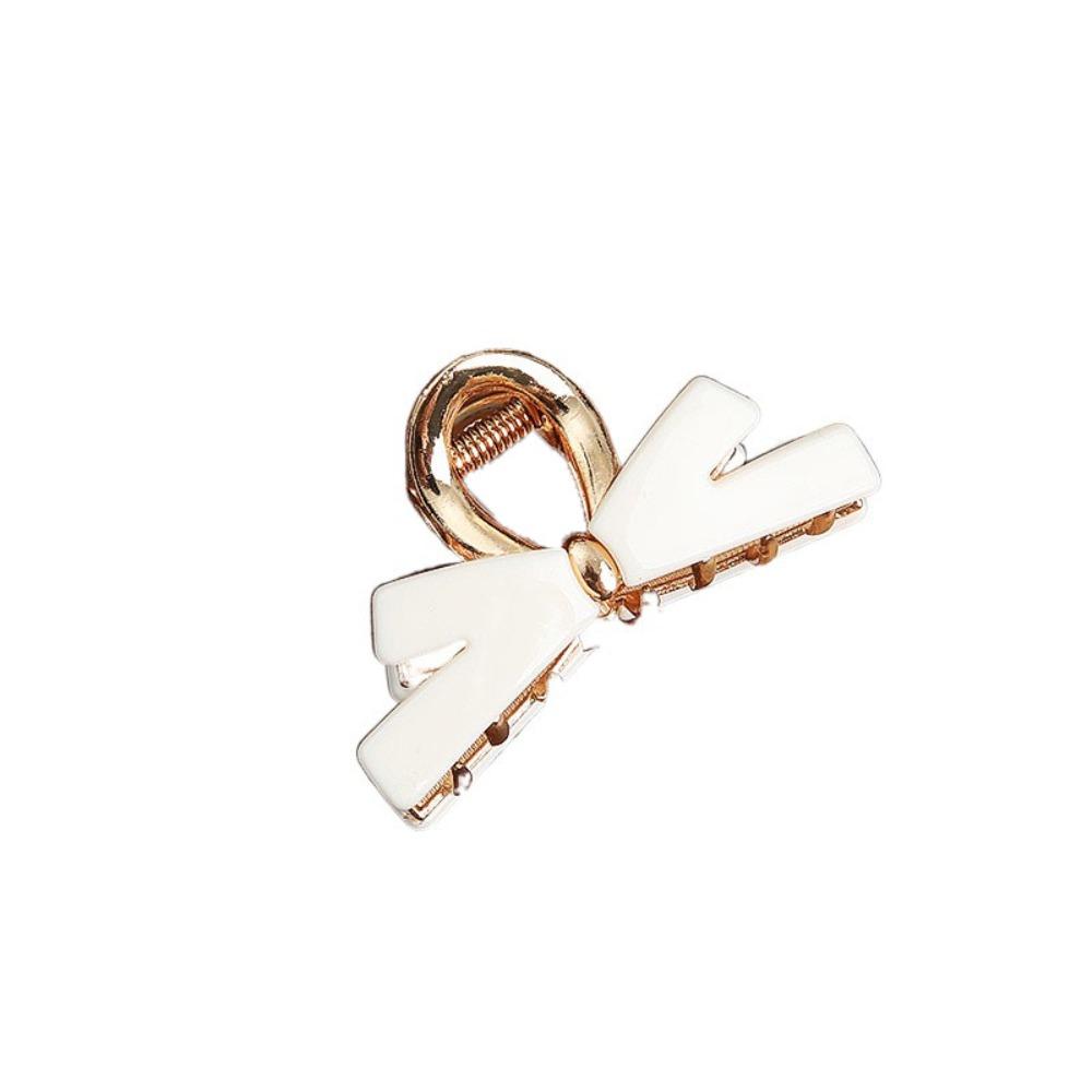 

Colorful Bow Hair Claw Geometry Hair Grab Clip Fashion Acetate Shark Clip Girls