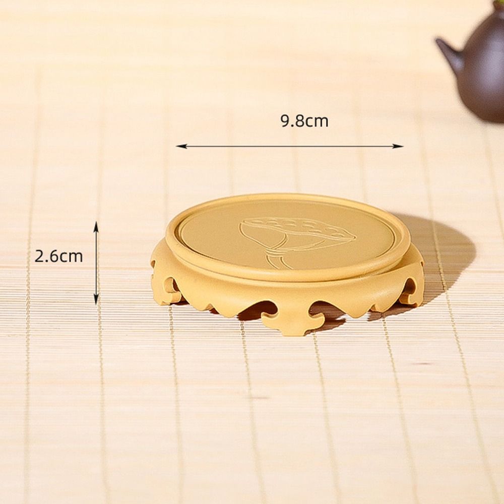 Circular Flower Pot Tray Solid Color Fish Bowl Decoration Stand New Flowerpot Base  Home