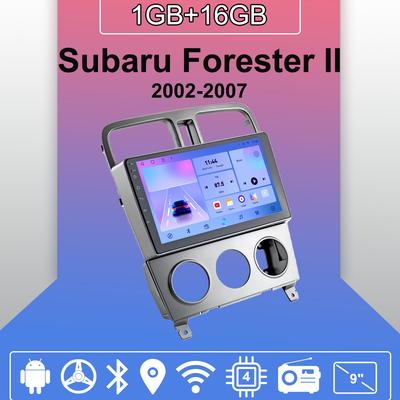 Car Radio Android Auto Carplay For Subaru Forester II 2002-2007 Multimedia Player Head Unit Stereo GPS Navigation BT WIFI 1+16GB