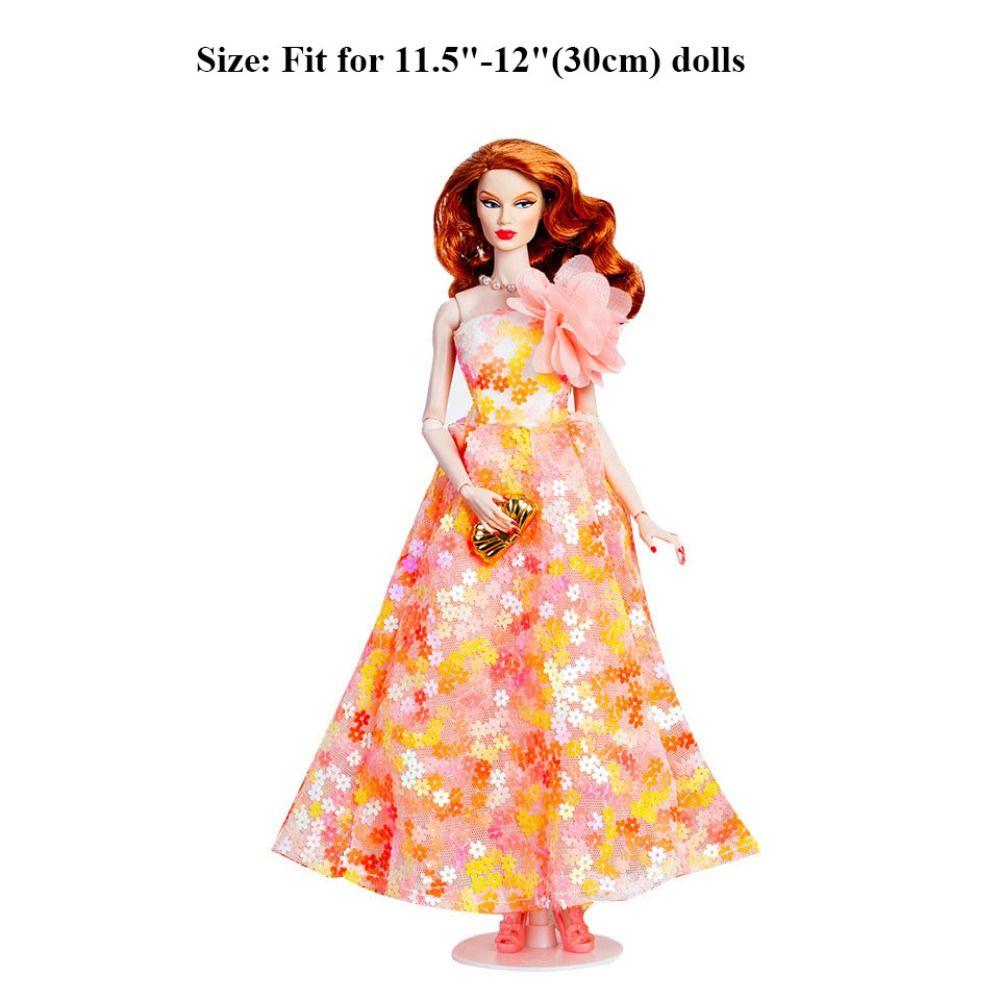 European Fashion Elegant Evening Dress Doll Dresses Clothes Suit for 1/6 BJD 30cm Supermodel Dolls